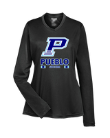 Pueblo HS Girls Soccer Stacked - Womens Performance Longsleeve