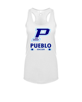 Pueblo HS Girls Soccer Stacked - Womens Tank Top