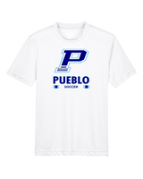 Pueblo HS Girls Soccer Stacked - Youth Performance Shirt
