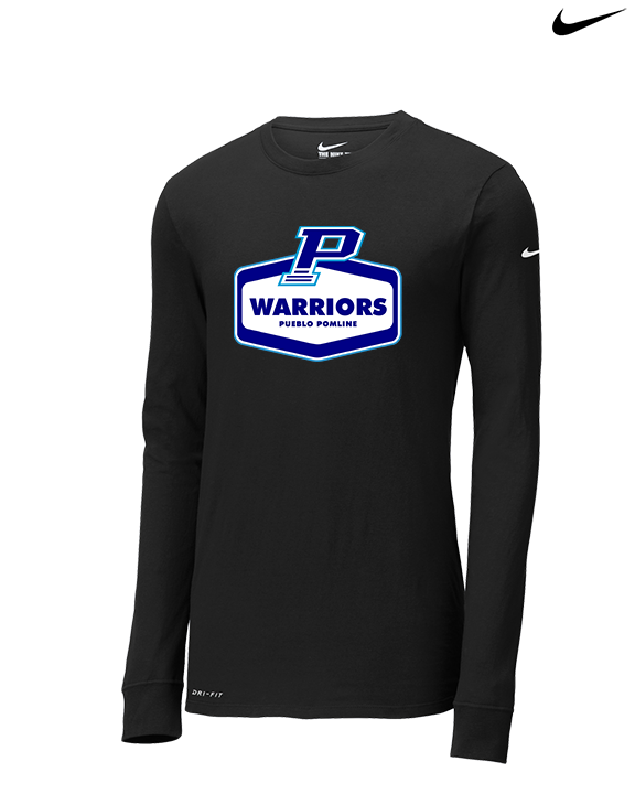 Pueblo HS Pom Board - Mens Nike Longsleeve
