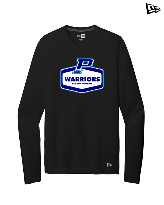 Pueblo HS Pom Board - New Era Performance Long Sleeve