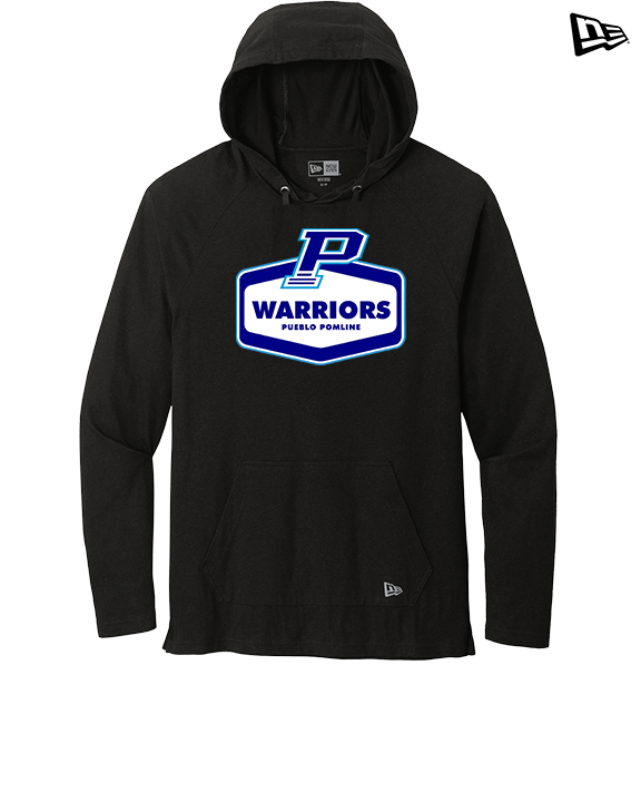 Pueblo HS Pom Board - New Era Tri-Blend Hoodie