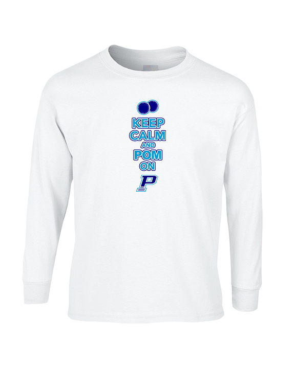 Pueblo HS Pom Keep Calm - Cotton Longsleeve