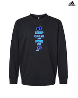 Pueblo HS Pom Keep Calm - Mens Adidas Crewneck