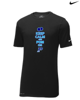Pueblo HS Pom Keep Calm - Mens Nike Cotton Poly Tee