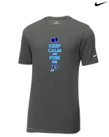 Pueblo HS Pom Keep Calm - Mens Nike Cotton Poly Tee