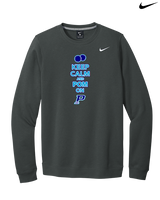 Pueblo HS Pom Keep Calm - Mens Nike Crewneck