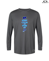 Pueblo HS Pom Keep Calm - Mens Oakley Longsleeve