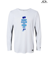 Pueblo HS Pom Keep Calm - Mens Oakley Longsleeve