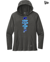 Pueblo HS Pom Keep Calm - New Era Tri-Blend Hoodie