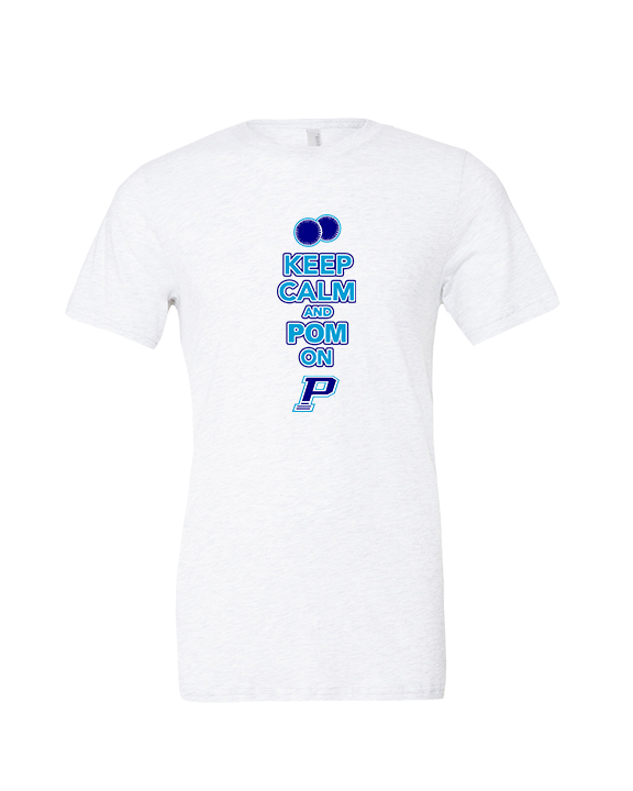 Pueblo HS Pom Keep Calm - Tri-Blend Shirt