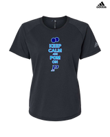 Pueblo HS Pom Keep Calm - Womens Adidas Performance Shirt