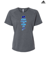 Pueblo HS Pom Keep Calm - Womens Adidas Performance Shirt