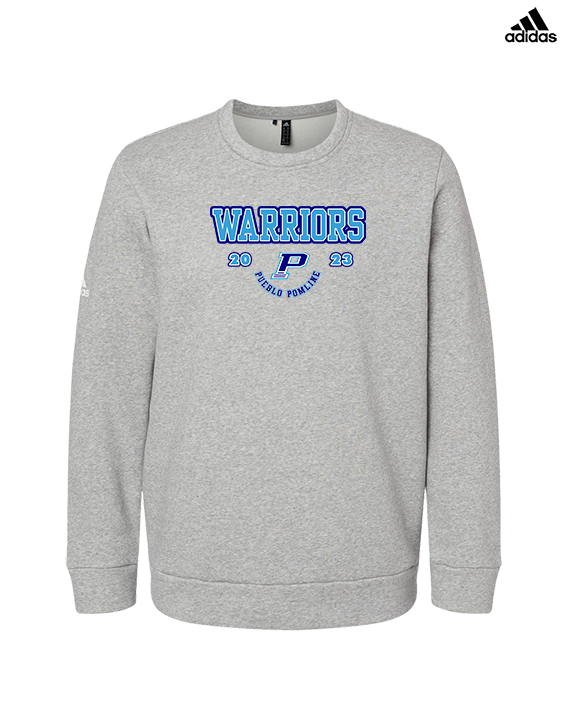 Pueblo HS Pom Swoop - Mens Adidas Crewneck