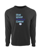 Pueblo HS Wrestling Eat Sleep Wrestle - Crewneck Sweatshirt