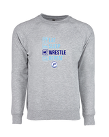Pueblo HS Wrestling Eat Sleep Wrestle - Crewneck Sweatshirt