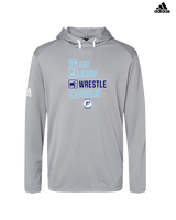 Pueblo HS Wrestling Eat Sleep Wrestle - Mens Adidas Hoodie