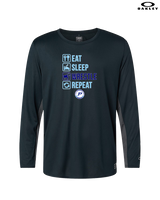 Pueblo HS Wrestling Eat Sleep Wrestle - Mens Oakley Longsleeve