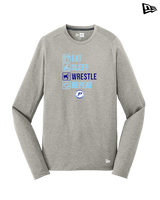 Pueblo HS Wrestling Eat Sleep Wrestle - New Era Performance Long Sleeve