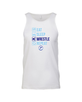 Pueblo HS Wrestling Eat Sleep Wrestle - Tank Top