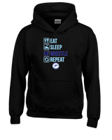 Pueblo HS Wrestling Eat Sleep Wrestle - Unisex Hoodie