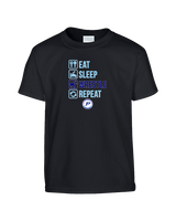 Pueblo HS Wrestling Eat Sleep Wrestle - Youth Shirt