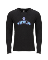 Pueblo HS Wrestling Leave It - Tri-Blend Long Sleeve
