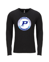 Pueblo HS Wrestling Logo - Tri-Blend Long Sleeve