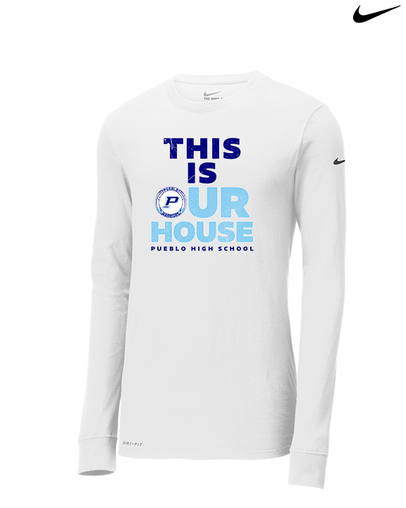 Pueblo HS Wrestling TIOH - Mens Nike Longsleeve