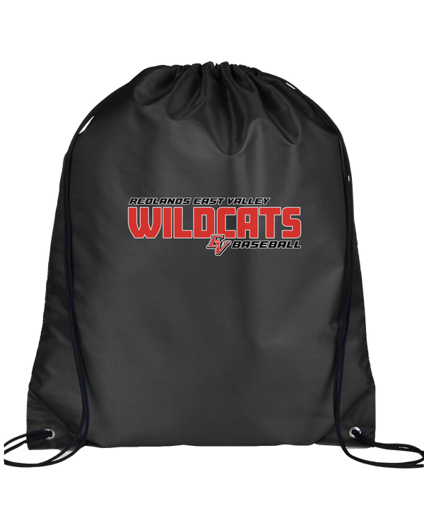 Redlands East Valley HS Baseball Bold - Drawstring Bag