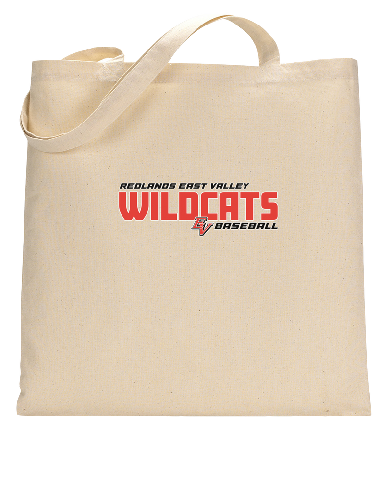Redlands East Valley HS Baseball Bold - Tote Bag