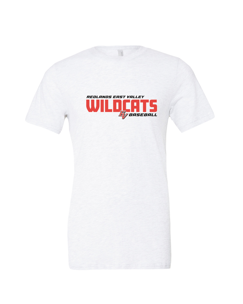 Redlands East Valley HS Baseball Bold - Mens Tri Blend Shirt