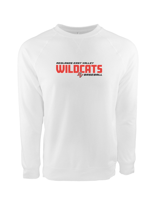 Redlands East Valley HS Baseball Bold - Crewneck Sweatshirt