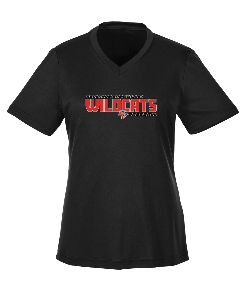 Redlands East Valley HS Baseball Bold - Womens Performance Shirt
