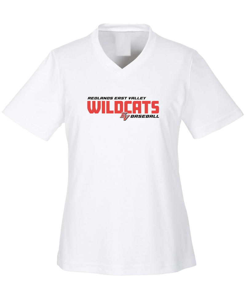 Redlands East Valley HS Baseball Bold - Womens Performance Shirt