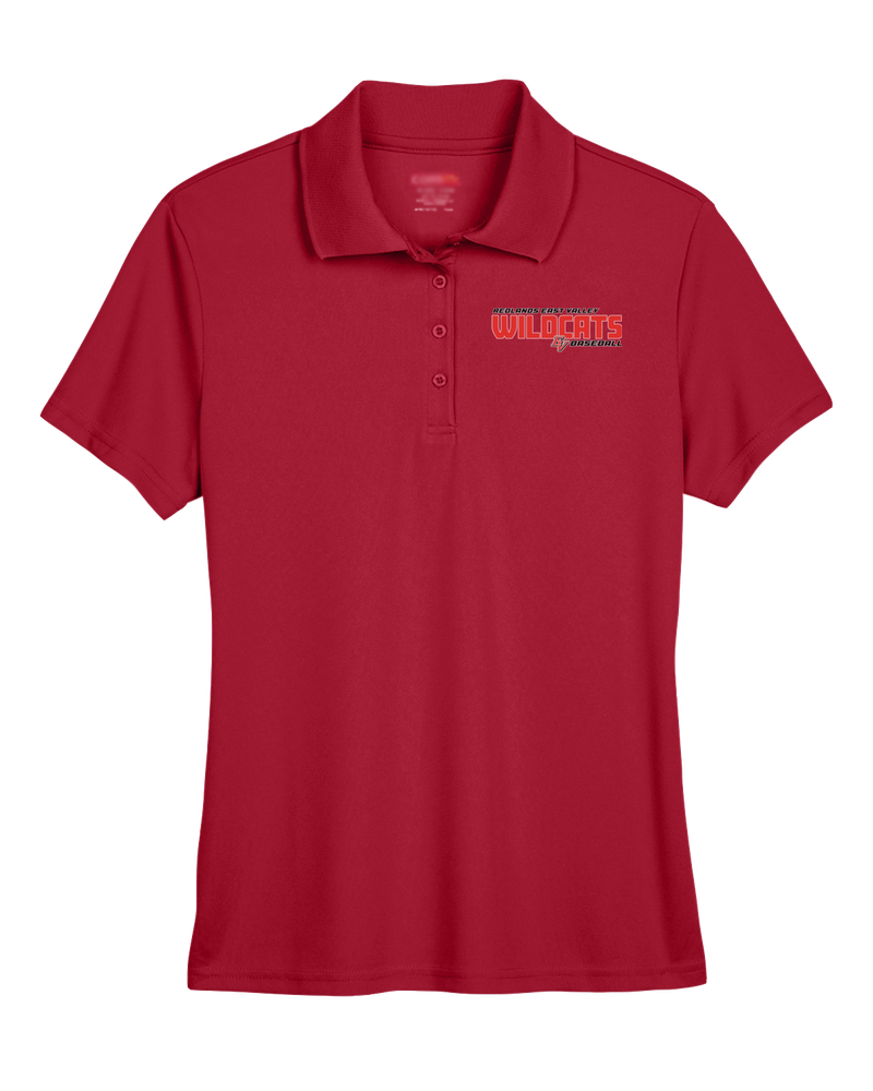 Redlands East Valley HS Baseball Bold - Womens Polo