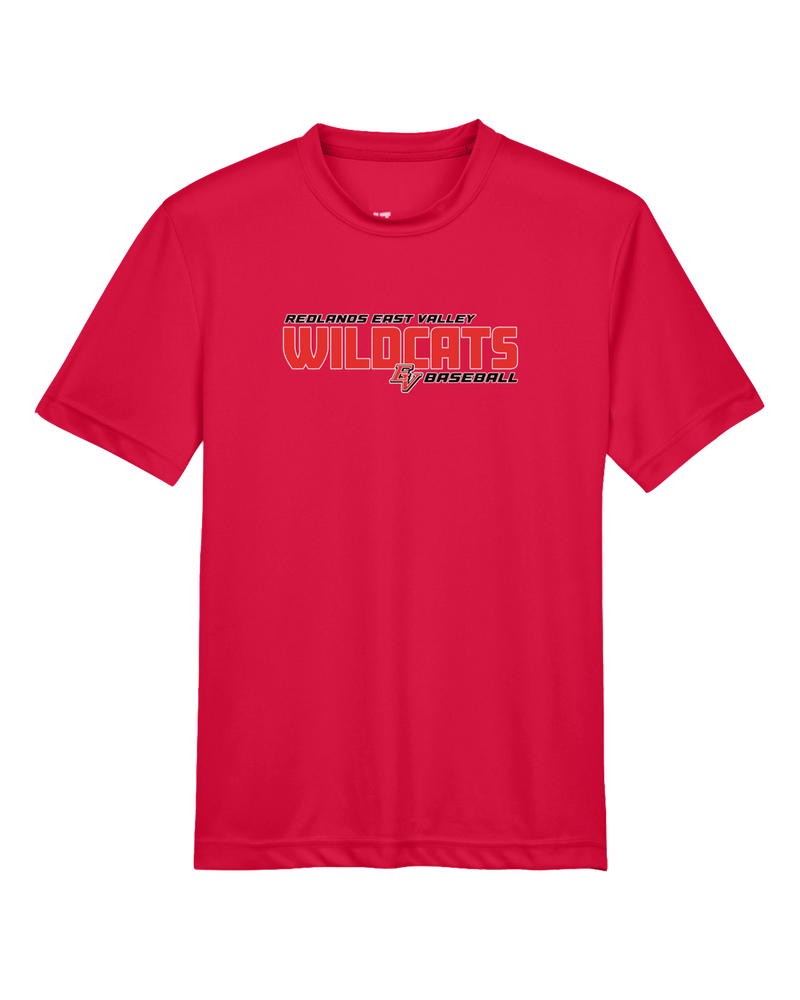 Redlands East Valley HS Baseball Bold - Youth Performance T-Shirt
