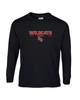 Redlands East Valley HS Baseball Border - Mens Cotton Long Sleeve