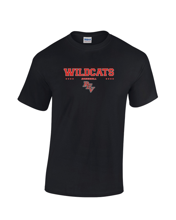 Redlands East Valley HS Baseball Border - Cotton T-Shirt