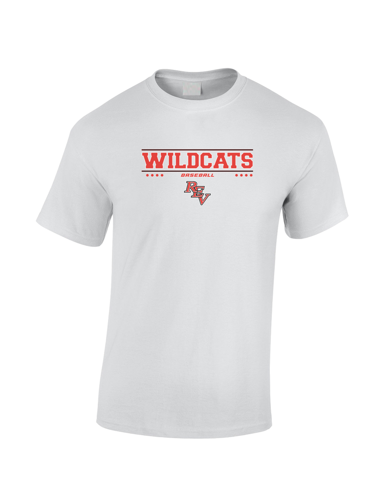 Redlands East Valley HS Baseball Border - Cotton T-Shirt