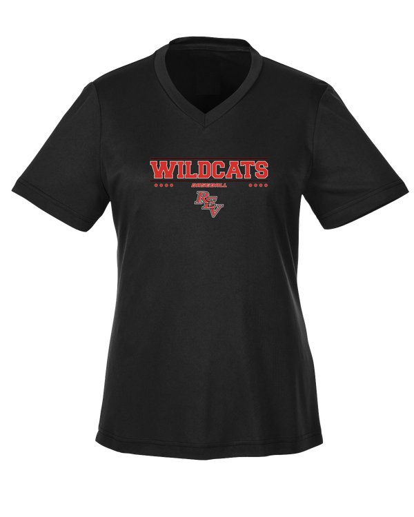 Redlands East Valley HS Baseball Border - Womens Performance Shirt