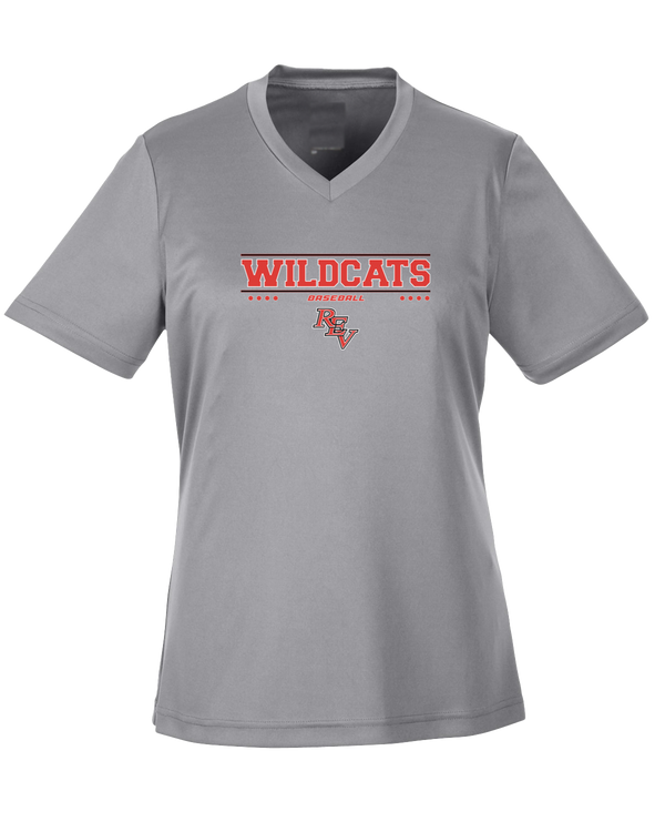 Redlands East Valley HS Baseball Border - Womens Performance Shirt