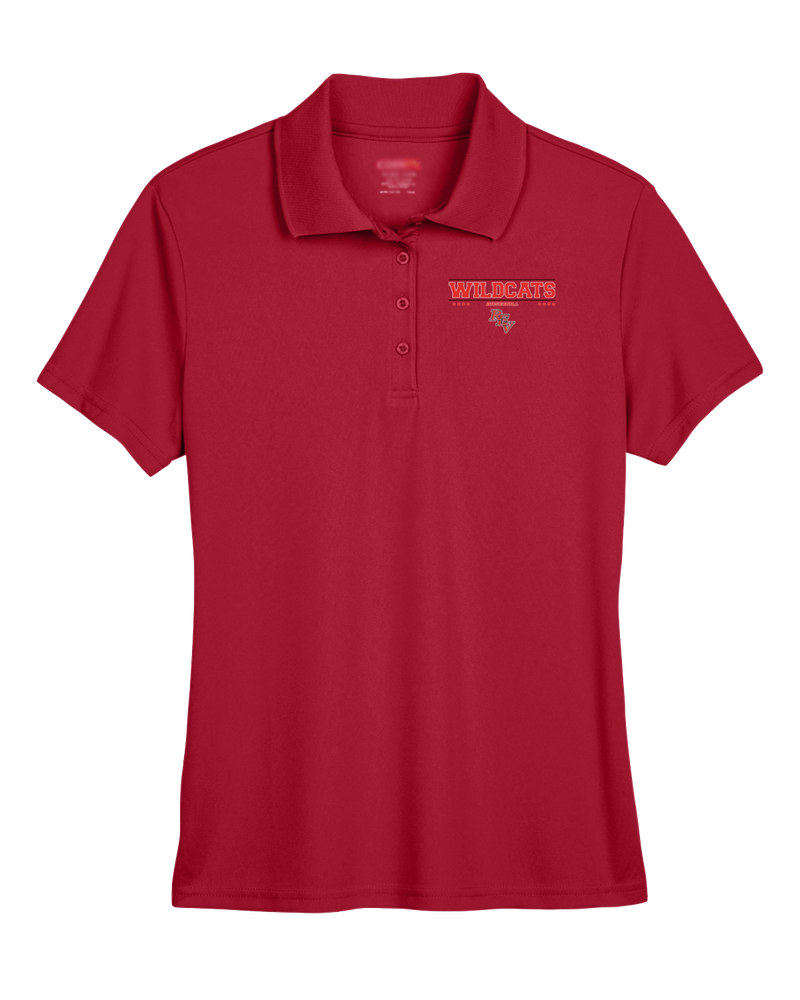 Redlands East Valley HS Baseball Border - Womens Polo
