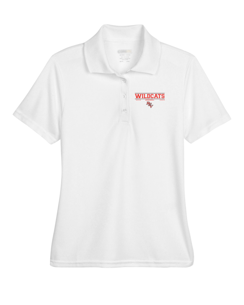 Redlands East Valley HS Baseball Border - Womens Polo