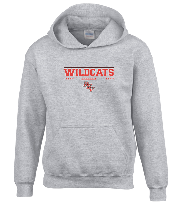 Redlands East Valley HS Baseball Border - Youth Hoodie