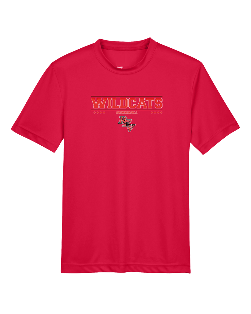 Redlands East Valley HS Baseball Border - Youth Performance T-Shirt