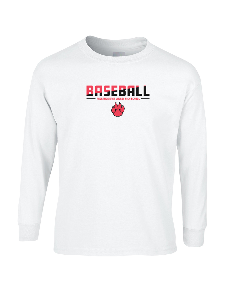 Redlands East Valley HS Baseball Cut - Mens Cotton Long Sleeve