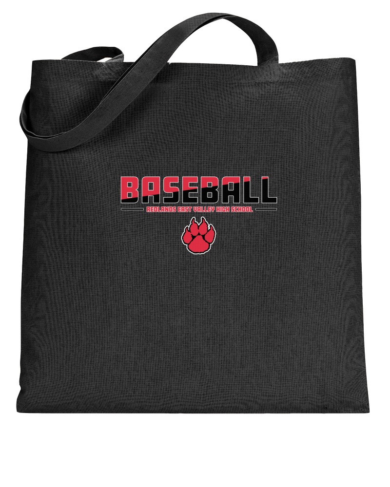 Redlands East Valley HS Baseball Cut - Tote Bag