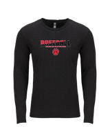 Redlands East Valley HS Baseball Cut - Tri Blend Long Sleeve