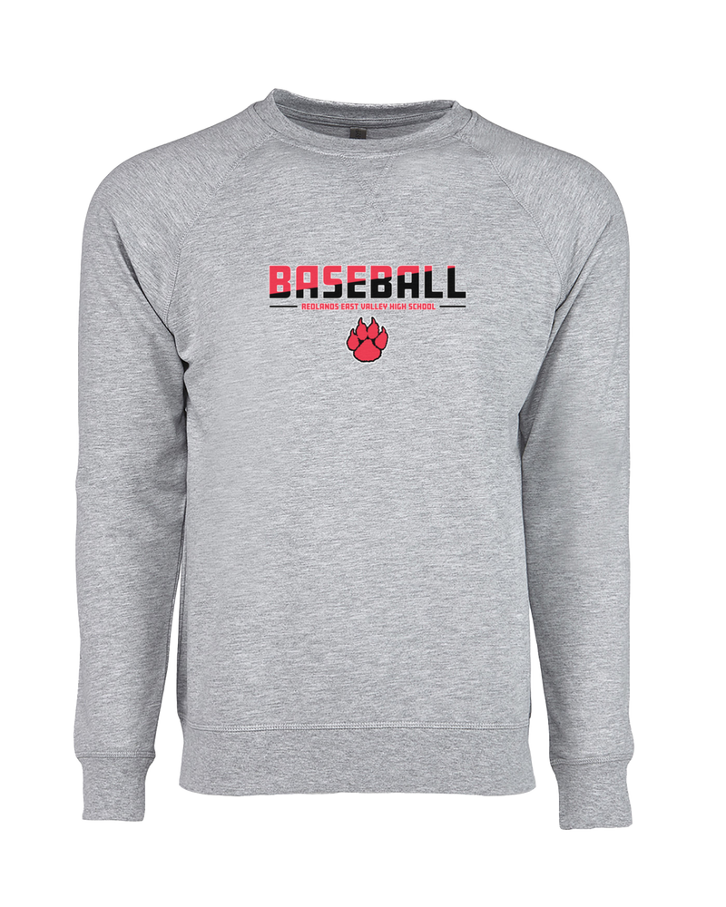 Redlands East Valley HS Baseball Cut - Crewneck Sweatshirt